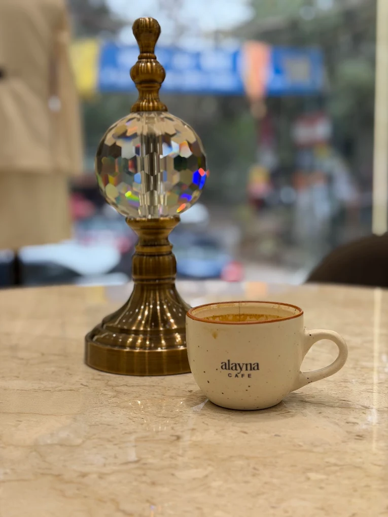 Alayna Cafe interior Shahpur Jat